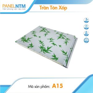 Trần tôn xốp họa tiết tre trúc A15