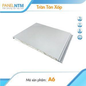 Trần tôn xốp màu trắng A6
