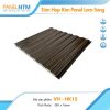 Tấm panel hợp kim lam sóng màu gỗ óc chó HK15 LS