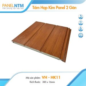 Tấm panel hợp kim vân gỗ xoan đào HK11