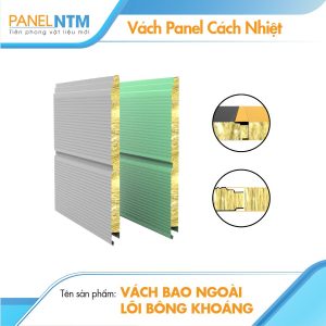 Vách bao ngoài lõi bông khoáng