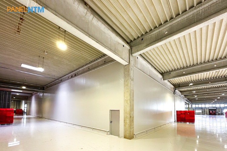 Ứng dụng của vách trong panel chống cháy bông khoáng Rockwool