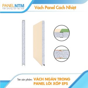 Vách ngăn trong panel lõi xốp EPS