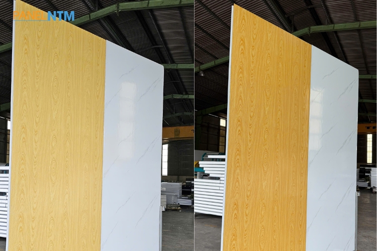 Một số mẫu panel cách nhiệt vân gỗ mà Panel NTM đang cung cấp