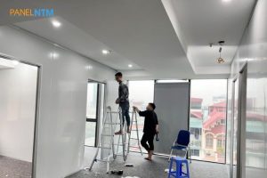 Hướng dẫn thi công tấm panel cách nhiệt làm vách trong